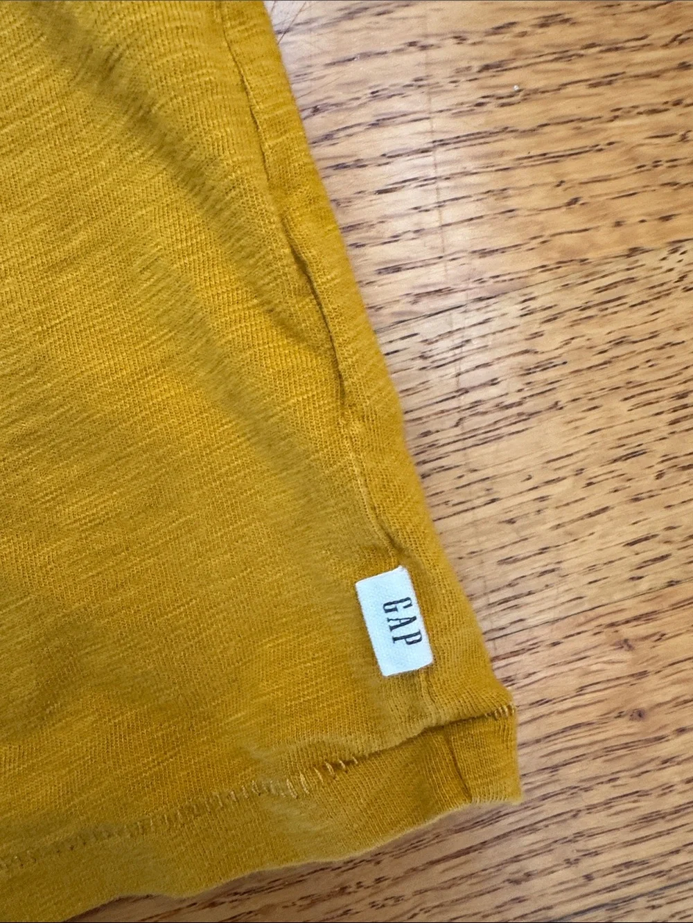 GAP Mustard Short Sleeve Pocket Tee - Boys